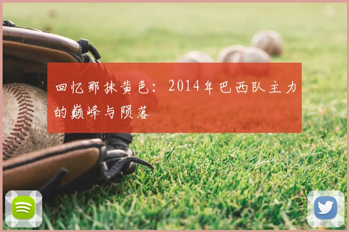 回忆那抹黄色:2014年巴西队主力的巅峰与陨落